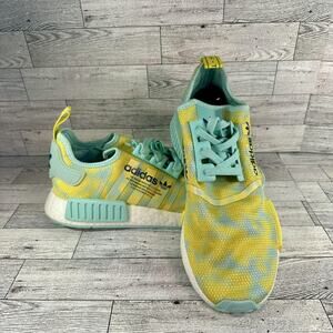 Adidas NMD R1 Shoes Mens Size 10.5 Boost GX7669 Tie Dye Casual Sneakers